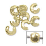 Kaschierperlen (4) - 3mm vergoldet (4007)