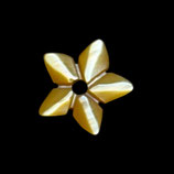 Blüte gelb (1) - Perlmutt 8mm (8942)