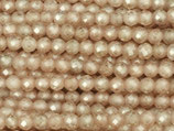 Zirkonia·Perlen (1S) - Champagner dunkel facettiert - ~2mm (311792)