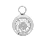 Anhänger rund (1) - Edelstahl - 6mm (500045)