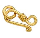 97% Haken·Verschluss (1) - vergoldet - 10mm (6217)