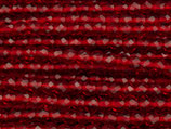 Glas·Perlen (1S) - Medium Siam facettiert - ~2mm (311831)