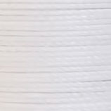 Polyester gewachst (1) - 0.55mm White - rund (MSN537)