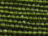 Glas·Perlen (1S) - Edelolive facettiert - ~3mm (311843)