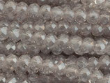 Glas·Rondellen (1S) - Mink facettiert - ~2x3mm (311935)