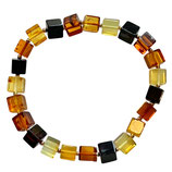 Bernstein·Armband (1) - Dame Würfel - ~6mm (891442)