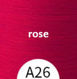 Polyester gewachst (1) - rose - 0.45mm (A26)