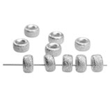925 Stardust Rondelle () - 4.2x2.4mm (2881) -