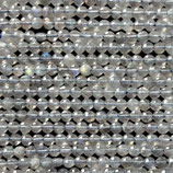 Mineralien·Linsen (1S) - Labradorit facettiert - ~4mm (891801)