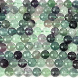 Mineralien·Perlen (1S) - Fluorit glänzend - ~8mm (890247)