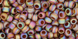 Toho 8/0 - Transparent-Rainbow - Frosted Smoky Topaz (177F)