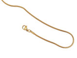 Schlangenkette (1) - Edelstahl golden 1.6mm - ~45+5cm (451447)