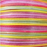 Polyester gewachst (1) - Multicolor 0.5mm - FLACH (84)