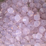 5328 Bicone (50) - 4mm, Rose Water - Opal