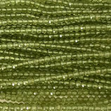Mineralien·Rondellen () - Peridot facettiert - ~3.5mm (891513) -