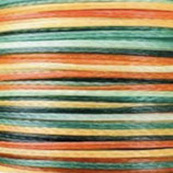 Polyester gewachst (1) - Multicolor 0.5mm - FLACH (41)