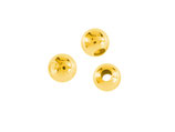 925 Perlen (10) - 4mm/1.6mm - vergoldet (4615)