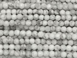 Mineralien·Perlen (1S) - Howlith facettiert - ~4.7mm (891721)
