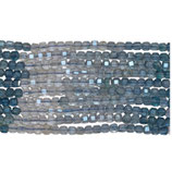 Mineralien·Würfel (1S) - Fluorit blau facettiert - ~3.5mm (891940)