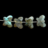 Mineralien Schmetterlinge (4) - Labradorit 10x8mm (891757)