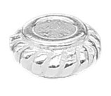 925 Zier Rondelle (1) - 4x2.3mm (2864)