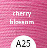 Polyester gewachst (1) - cherry blossom - 0.35mm (A25)