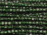 Grünfluss·Würfel (1S) - dunkelgrün facettiert - ~2.2mm (311807)