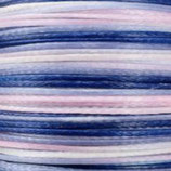 Polyester gewachst (1) - Multicolor 0.5mm - FLACH (18)