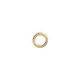 Biegeringe (20) - 5x0.8mm Edelstahl - golden rund offen (97890)