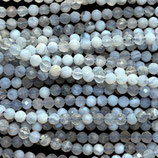 Mineralien·Perlen (1S) - Chalzedon facettiert - ~4.1mm (891736)