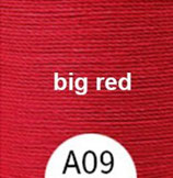 Polyester gewachst (1) - big red - 0.65mm (A09)