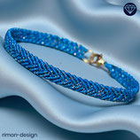 Makramée Armband (1) - Türkis (30075)