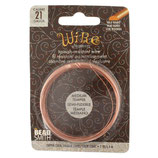 Handwerkdraht DS (1) - Natural Copper 21ga - HH Halbrund (017)