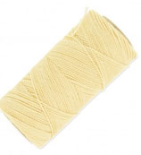 Polyester gewachst (1) - Cream - 1mm (1310)