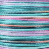Polyester gewachst (1) - Multicolor 0.5mm - FLACH (30)
