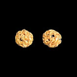 925 Draht Perlen (2) - 3.8mm vergoldet (4801)