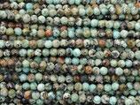Mineralien·Perlen (1S) - Türkis - facettiert ~3mm (871241)