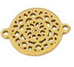 Link Mandala (1) - Edelstahl golden - 12x14mm (97610)