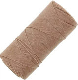 Polyester gewachst - Cappuccino - 1mm (65)