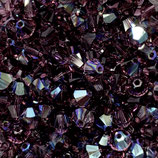 5328 Bicone (50) - 4mm Amethyst - Shimmer