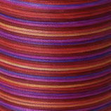 Polyester gewachst (1) - Multicolor 0.8mm - FLACH (F807)
