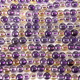 Mineralien·Perlen (1S) - Ametrin - glatt ~4.3mm (891036)