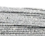 Mineralien·Rondellen (1S) - Hämatit facettiert - ~1x2mm (891970)