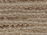 Glas·Rondellen (1S) - Nude Brown facettiert - ~2x3mm (311938)