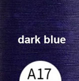 Polyester gewachst (1) - dark blue - 0.45mm (A17)