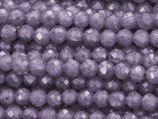 Zirkonia·Perlen (1S) - Violett facettiert - ~2mm (311914)