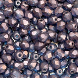 Firepolish Round (100) - 4mm Lilac Blue - Matt LU