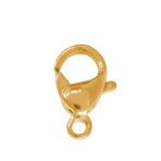Karabiner (10) - 15mm Edelstahl - golden glänzend (450886)