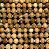 Mineralien·Rondellen (1S) - Jaspis facettiert - ~6x8mm (891941)