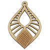 Holz·Ornament (2) - hell ~52x34mm (92379)